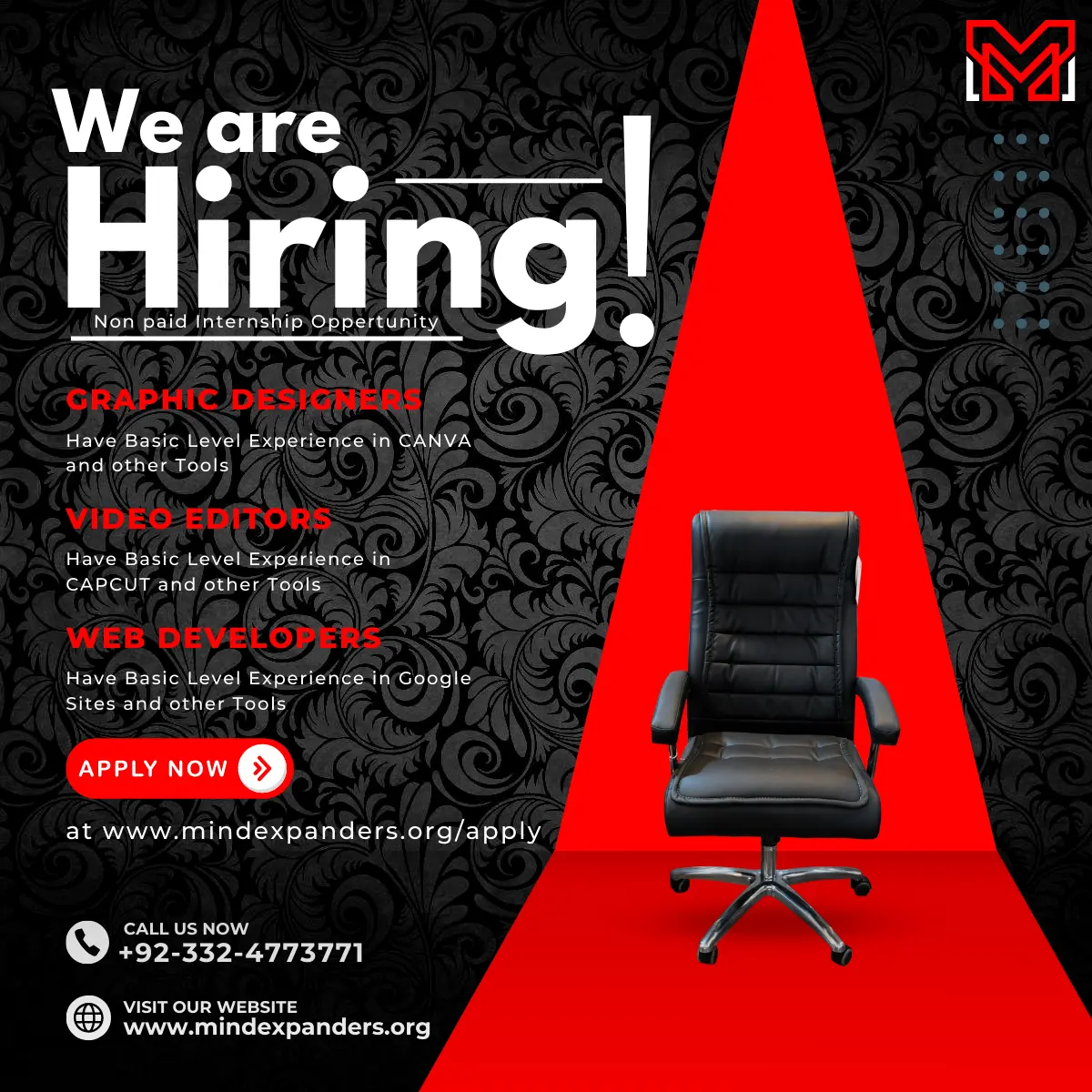 Mind Expanders Hiring Posts